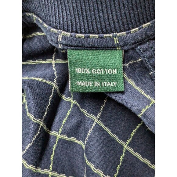Bobby Jones Polo Shirt Men Size S Check Plaid Italy Golf Preppy Retro Heritage - Picture 10 of 10